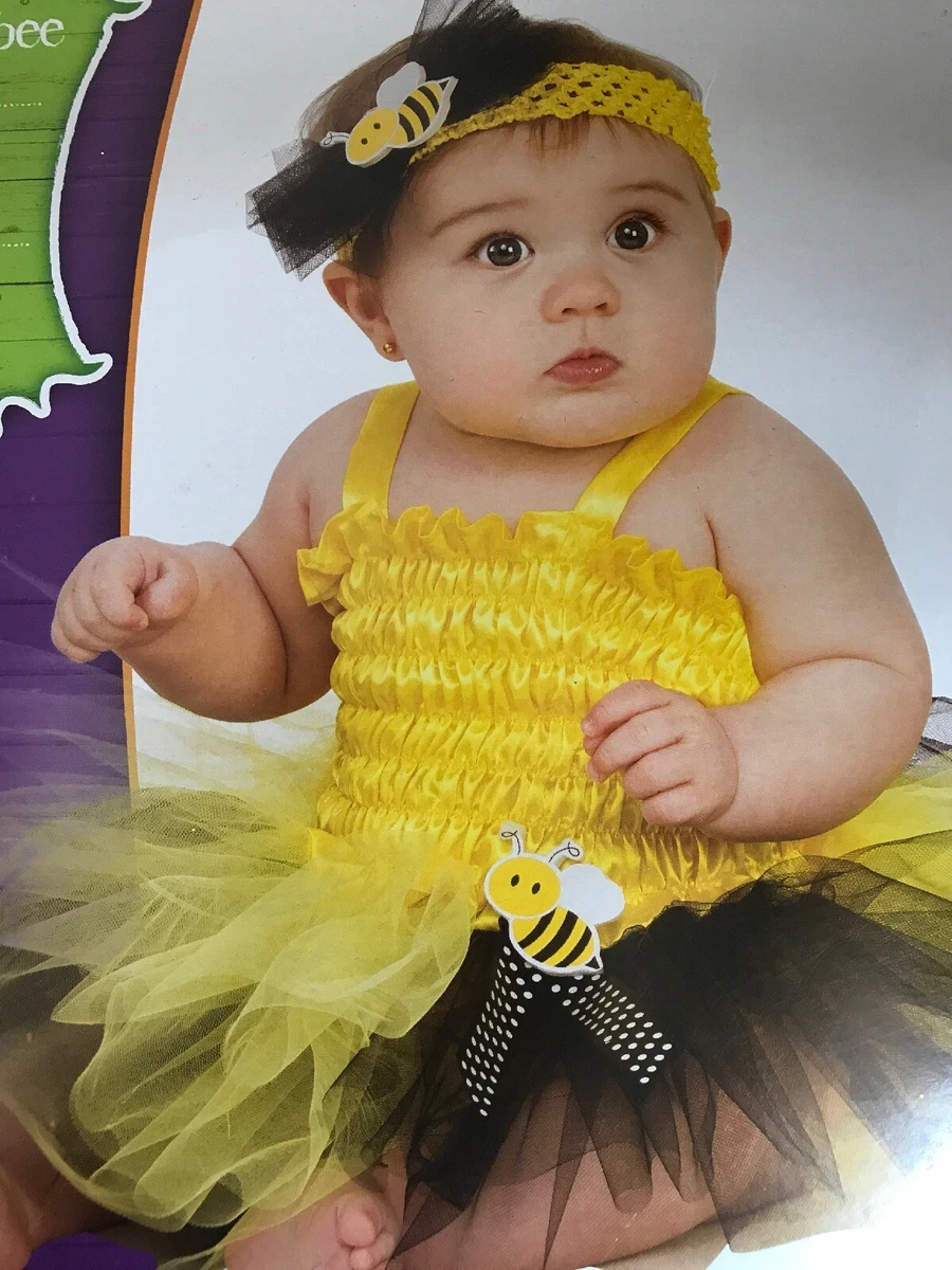 Girls Bee Costume - Complete Bumblebee Kids Costume Set with Tutu