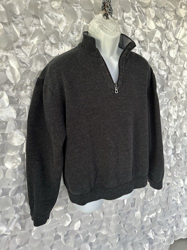 Polo Ralph Lauren Herren Large Logo hellgrau/grau Wendepullover mit 1/2 Reißverschluss - Bild 7 von 7