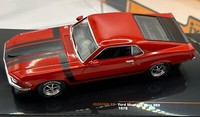 Ford Mustang Boss 302 1970 Rot/Schwarz Modellauto 1:43 Ixo CLC476N