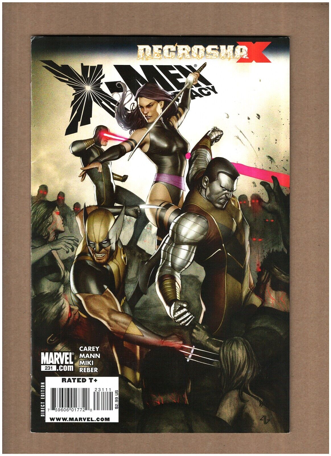 X-Men Legacy #231 Marvel Comics 2010 Necrosha X Adi Granov VF 8.0