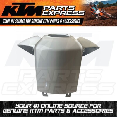 NEW OEM KTM COVER FUEL TANK TOP WHITE 390 DUKE WHITE 2014-2016