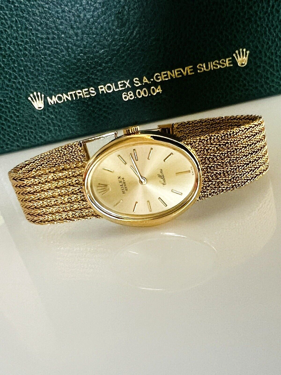 Rolex Cellini 18K Solid Yellow Gold Lady's Watch Ref: 4110. | eBay