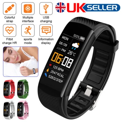Fitness Smart Watch Activity Tracker Heart Rate For Women Men Oxygen BP Monitor