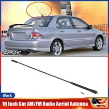 16 Inch Antenna Aerial AM/FM Radio Replacement Car Auto Roof Mast Whip Universal