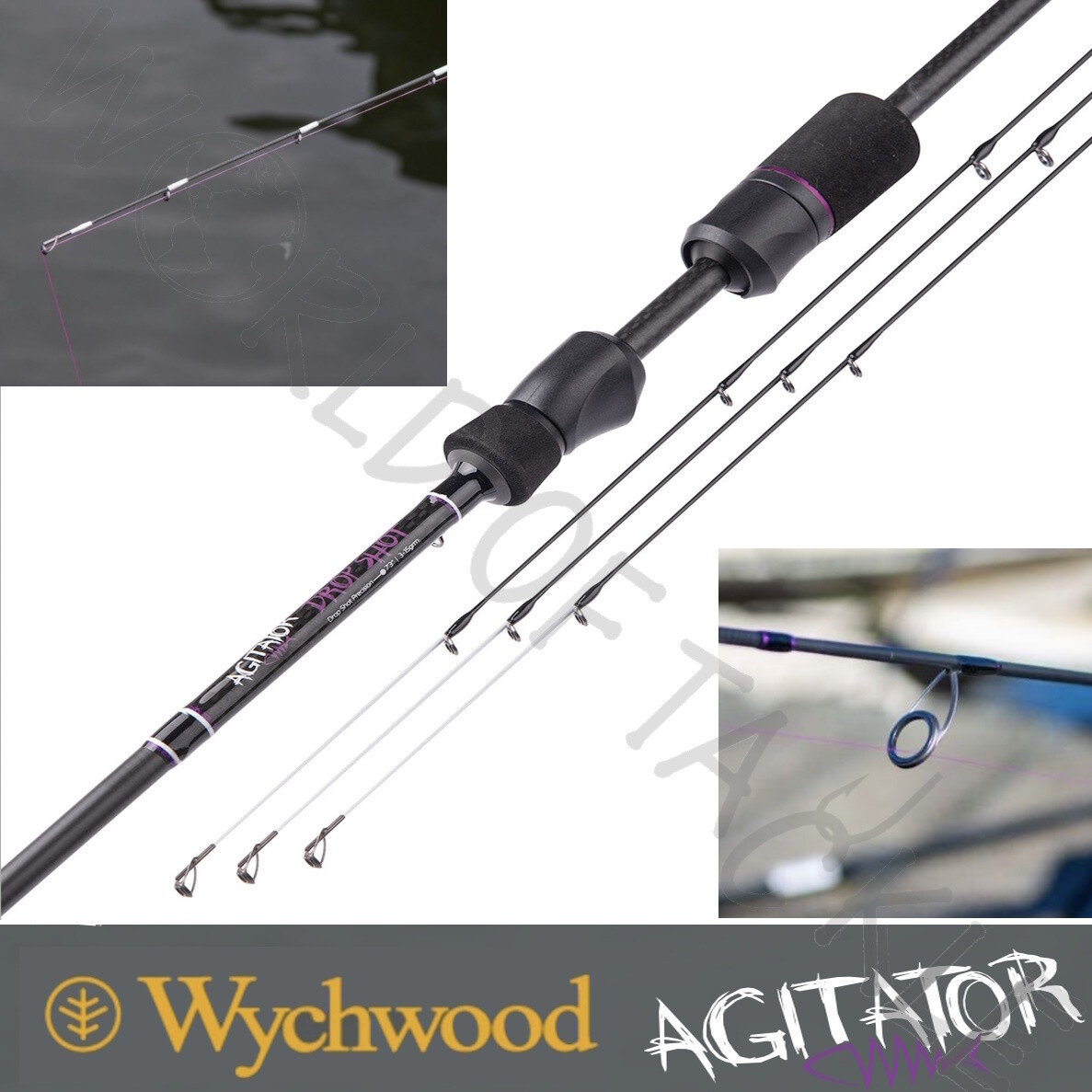 Wychwood Agitator Drop Shot TT Fishing Spinning Baitcasting Travel