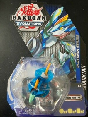 Bakugan Evolutions Platinum Series Sharktar Aquos OR Ventus Metal Blue Green