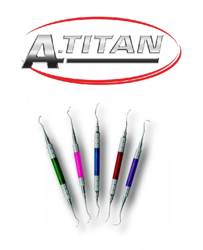 A. Titan Titanium Periodontal Implant Scaler 5pc Kits
