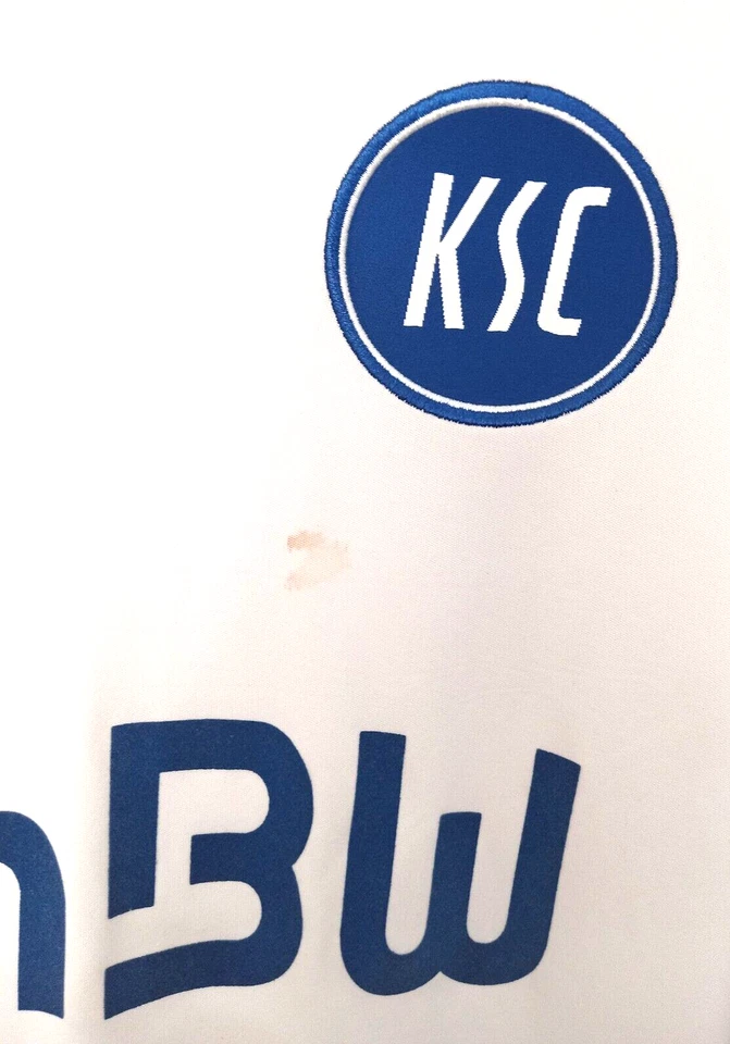 Мужская футболка JACO XL белая синяя отделка короткие рукава 100% полиэстер - Изображение 4 из 4