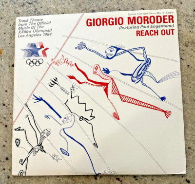 Giorgio Moroder  Reach Out   1984  12'' Single LP Theme from the Olympics