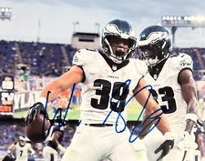 Will Shipley Signed Autographed Philadelphia Eagles 8x10 Photo JSA COA