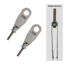 2 x Bofix Fahrrad Kettenspanner "Batavus" 62 mm Innensechskant M5