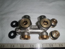 Danfoss  H-Piece Foot Valve for One/Two-Pipe Radiator Systems  RLV-K    003L0282