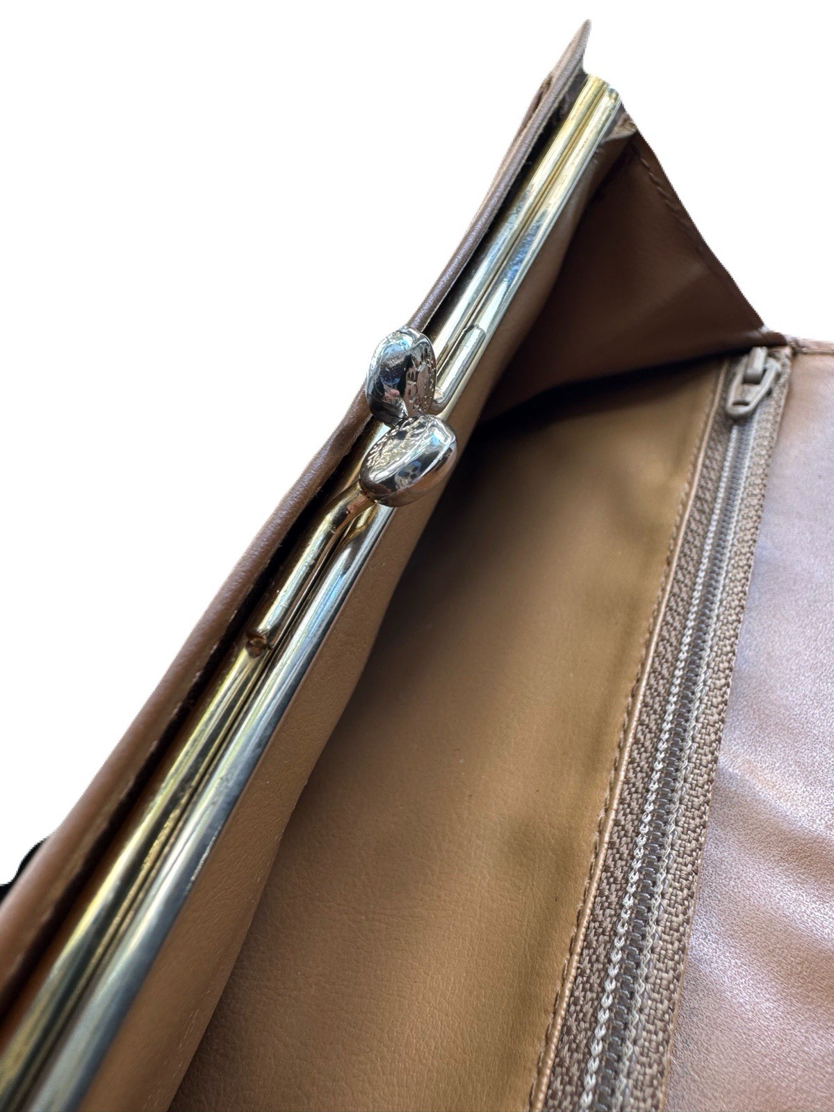 Celine Authentic Monogram Leather Long Wallet W/ … - image 14