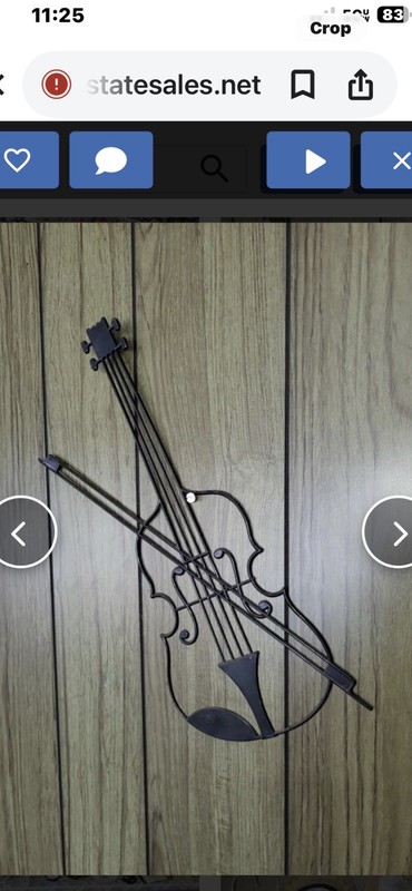 Violin Wall Decor 