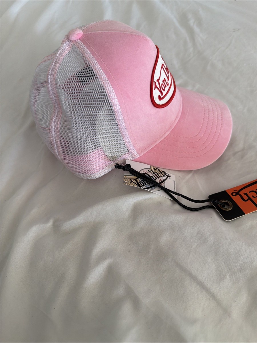 VON DUTCH VELVET TRUCKER HAT - PINK CRUSH | eBay display picture 2