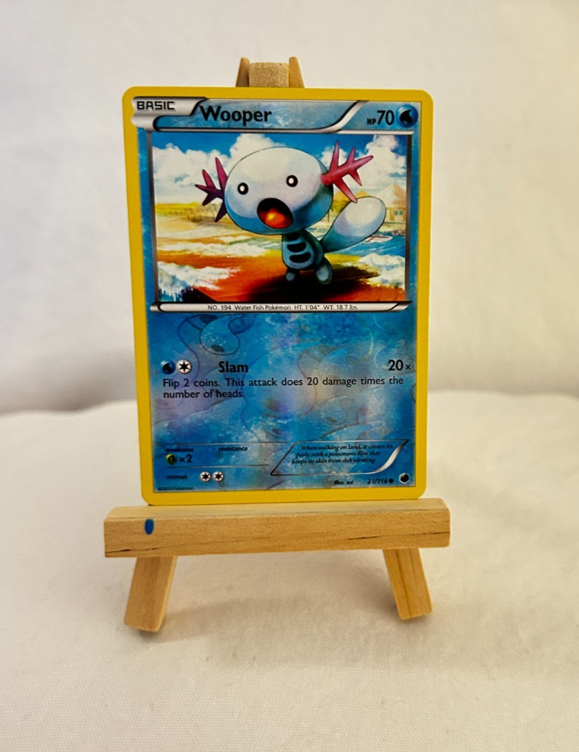 Wooper 21/116 Plasma Freeze 2013 Reverse Holo LP Pokémon TCG