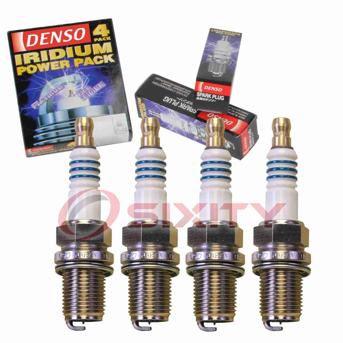 4 pc DENSO 5321 Iridium Power Spark Plugs for IK31 Ignition Wire Secondary rq
