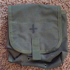 Green MOLLE Tactical Utility Pouch Nylon Hook Loop Closure