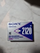 Sony Mini cartuccia DATA 120 nastro 2120 disco QIC 80 pC c64 pS QD cassetta IMBALLO ORIGINALE NUOVO