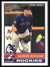 2025 Topps Heritage #90 Aaron Schunk