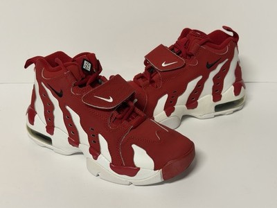 Nike Air DT Max 96 Varsity Red White Black Veer Force Dunk GS 616502-600 Size 4Y