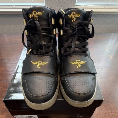 Creative Recreation Cesario Hi Men s High Top Sneaker Black/Gold CRF17003