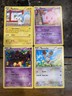 Pokémon 2014 Phantom Forces 4 Cute Cards Pachirisu Munna Pumpkaboo Bunnelby