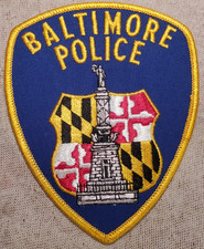 MD Baltimore Maryland Police Shoulder Patch