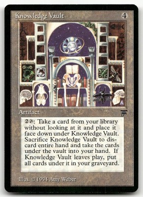 Knowledge Vault (NM) Legends LEG Magic MTG