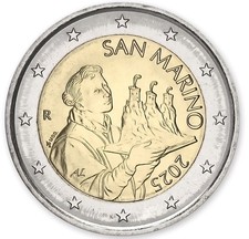 2 Euro San Marino 2025 * Portrait of San Marino by Giovanni Battista * Unc