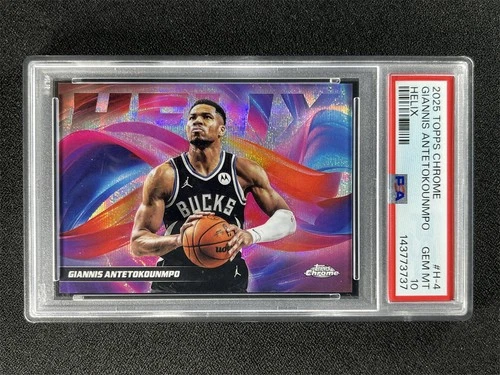 2025 Topps Chrome Giannis Antetokounmpo Base (PSA 10)