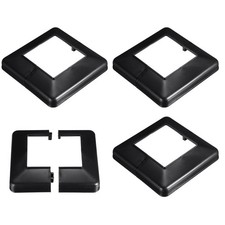 4pcs Post Skirt 100x100mm 3.94x3.94" Split Style Post Base Cover Trim Skirt