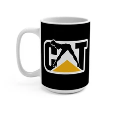 Coffee , Diesel Power CAT Girl, Mug 15oz