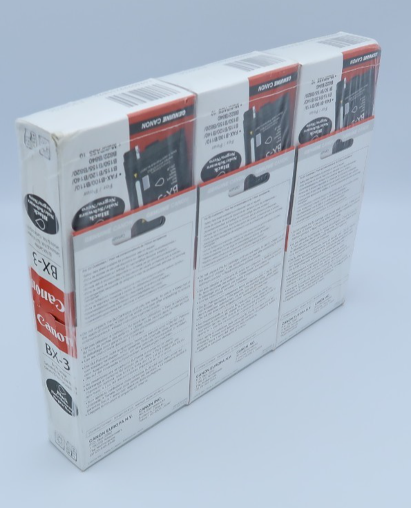 New Sealed Genuine Canon BX-3 Black Ink Cartridge 6 Pack Fax B100 B110 MultiPASS