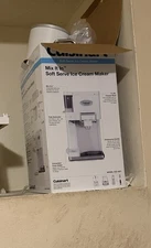 Cuisinart ICE-45 Mix In Soft Serve 1-1/2-Quart Ice Cream Maker & Topping Station