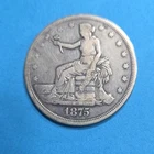 1875 Silver Trade Dollar Carson City.
