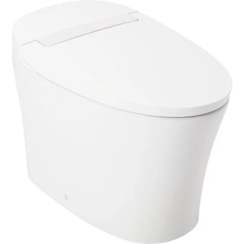New Signature Hardware 477058 Narelle 1.28 GPF One Piece Elongated Toilet - Stan - Picture 1 of 2