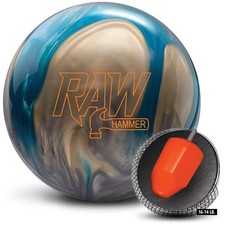 Bowling Ball Hammer RAW Blue Silver White