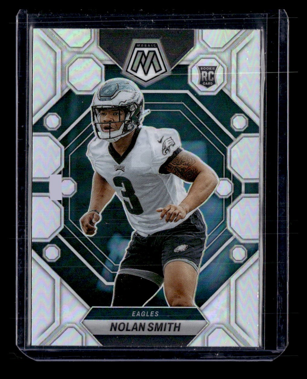 2023 Panini Mosaic #353 Nolan Smith Rookie Silver BW08