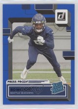 2022 Panini Donruss Rated Rookie Press Proof Blue Bo Melton #350 0z67