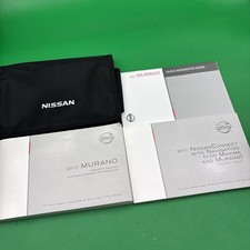 2017 Nissan Murano Owners Manual With case Navigation 