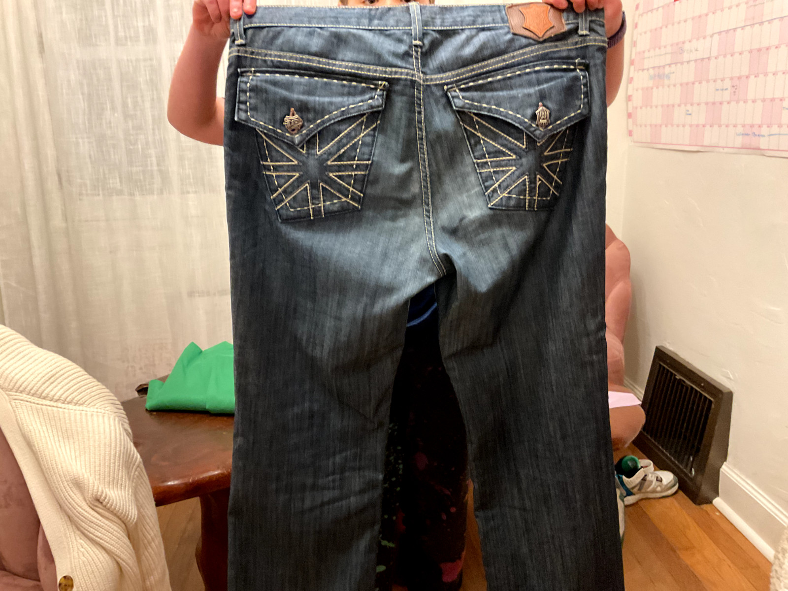 Men monarchy jeans 36x30, made in los Angeles.
