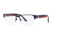 New Polo Ralph Lauren Man Rectangle Eyeglasses PH1220 9273 Shiny Navy Blue 54mm