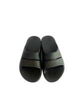 Oofos Ooahh Black Sport Flex Slides Sandals Men Size 10