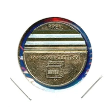 Gettone Automatic Apparecchi Elettrici Jukebox Token 002 Italian Coin