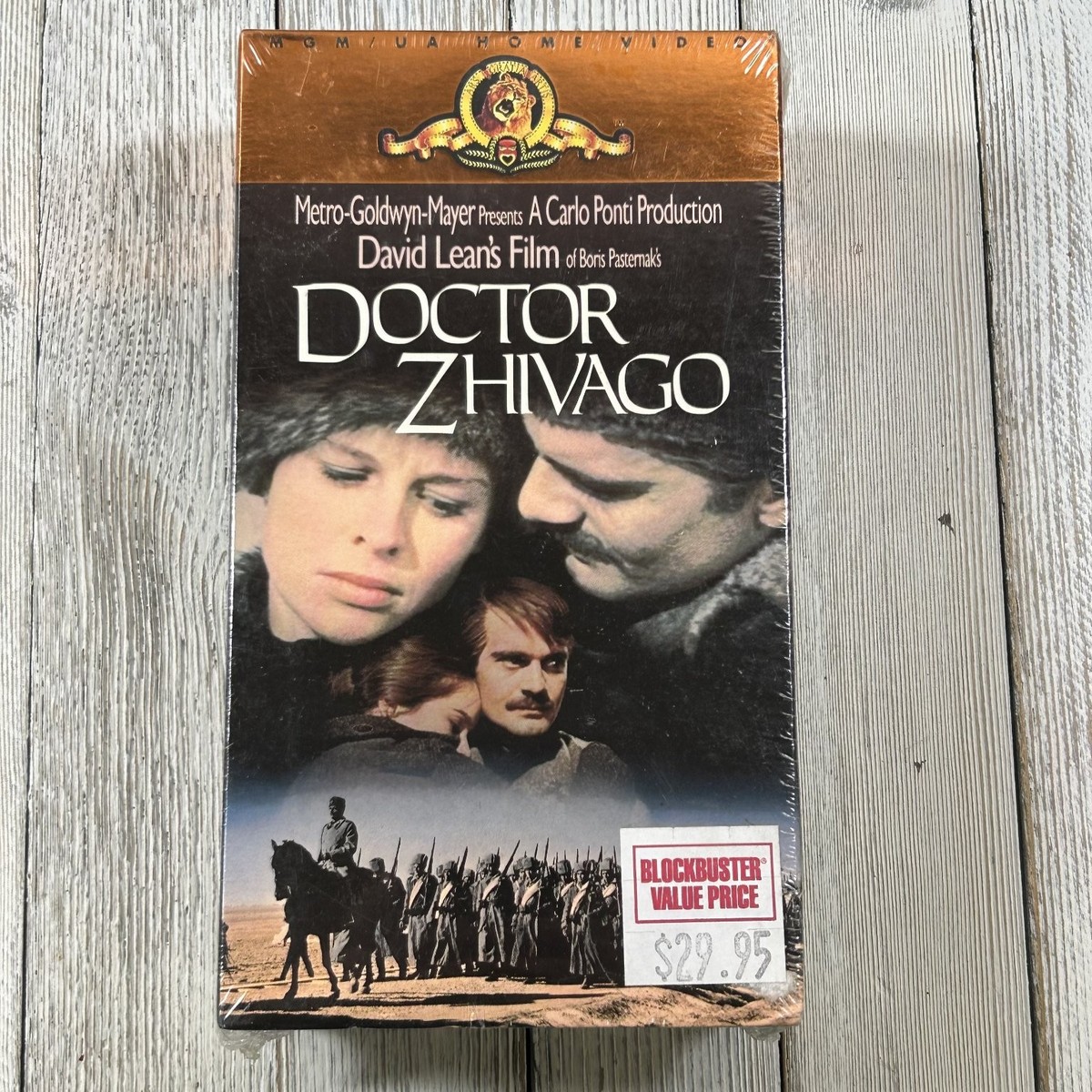 Doctor Zhivago VHS 1965 Epic Drama Digital Video Transfer MGM/UA