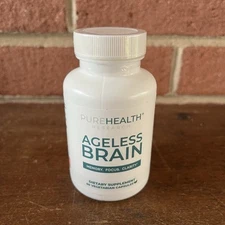 Pure Health Research Ageless Brain 30 Capsules New Sealed