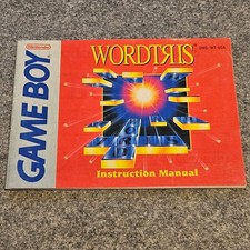 Thumbnail of ebay&reg; auction 298348376090 | Nintendo GameBoy - Wordtris US Modul Anleitung - Instruction Manual
