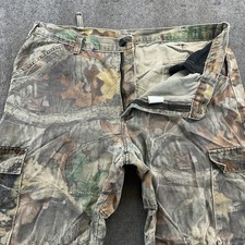VTG Walls Pants Men L Brown Advantage Timber Camo Cargo Hunting Outdoor USA 90s