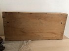 Vtg Napa Valley Box 36 Cassette Tape Holder Storage Wood Sliding Door Wall Mount — photo 4